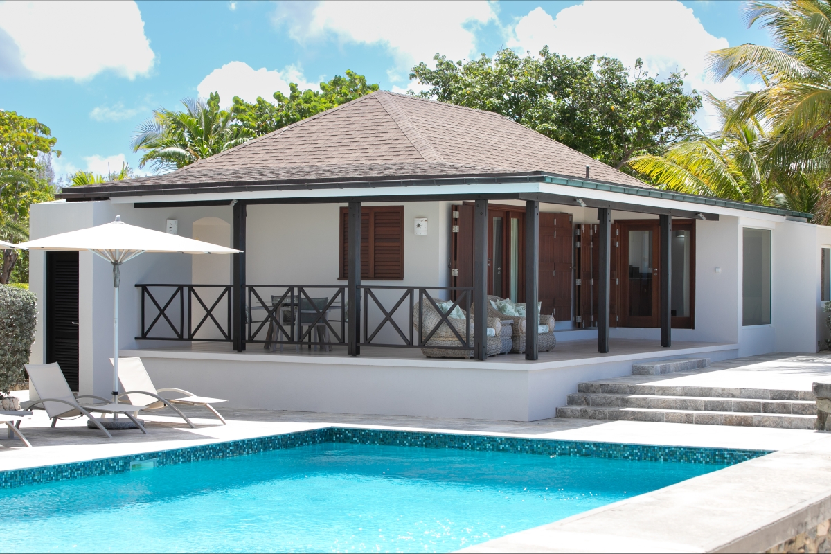 Villa Blue Beach  | Beach Front - Located in  Stunning Baie Longue with Private Pool